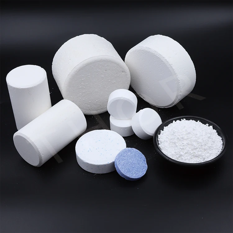 Заводская цена, высокое качество, многофункциональный очиститель воды в бассейне TCCA, 90% хлорных таблеток