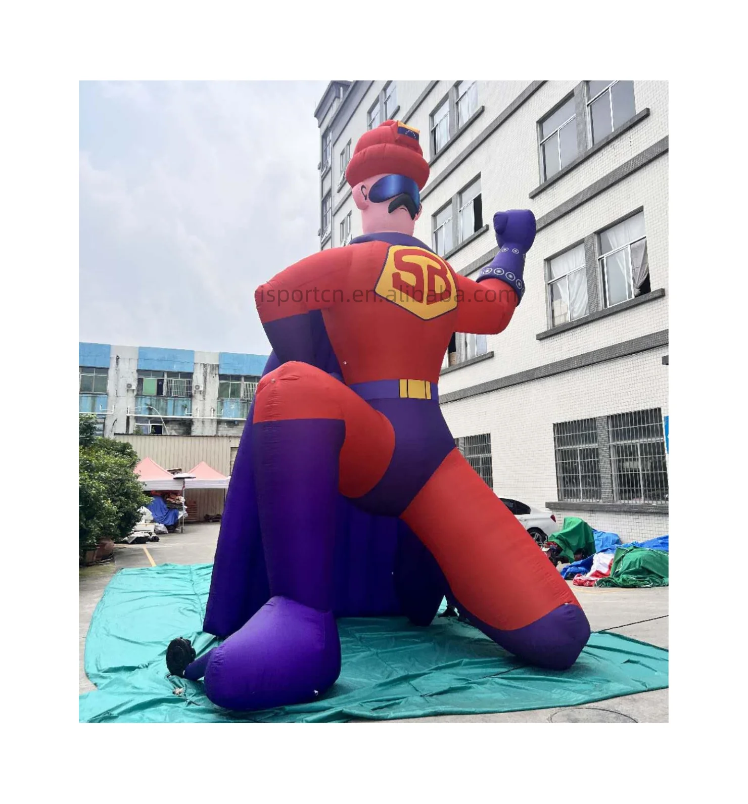 giant inflatable cartoon Man/inflatable superhero model  inflatable super bigote