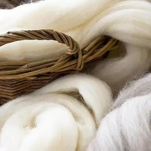 2024 New Factory Sell natural sheep wool fiber 100% wash raw sheep wool