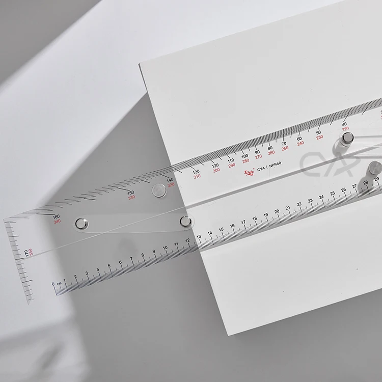 40cm & 16' Navigation Parallel Ruler - Foldable Nautical Miles Scale Ruler