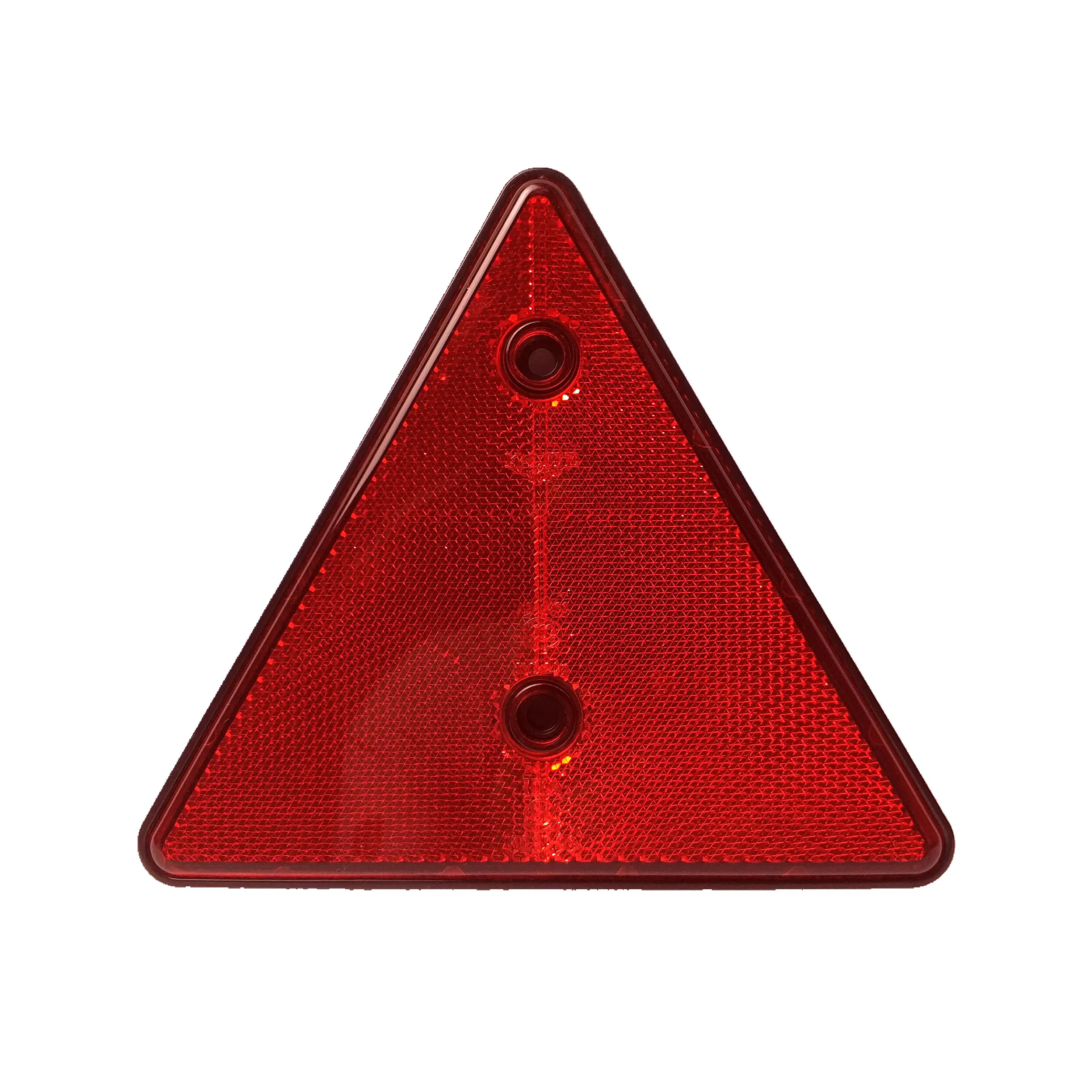 Truck triangle reflector plastic light reflective retro reflectors