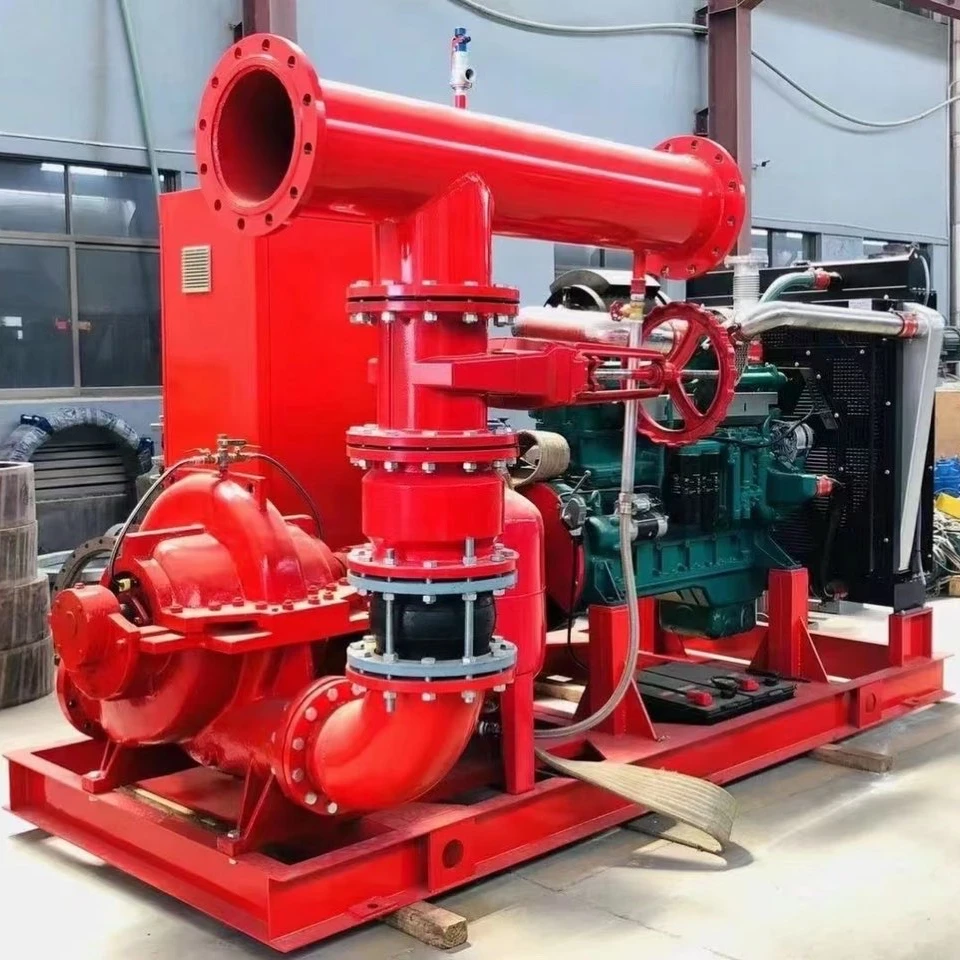 Индонезия полный комплект водопроводных объектов EDJ пожарный Электрический насос дизельный насос jockey насос со встроенным огнетушителем