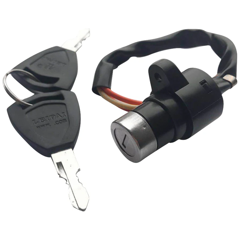
motorcycle electric door lock Key Set ignition switch side cover lock accessories 