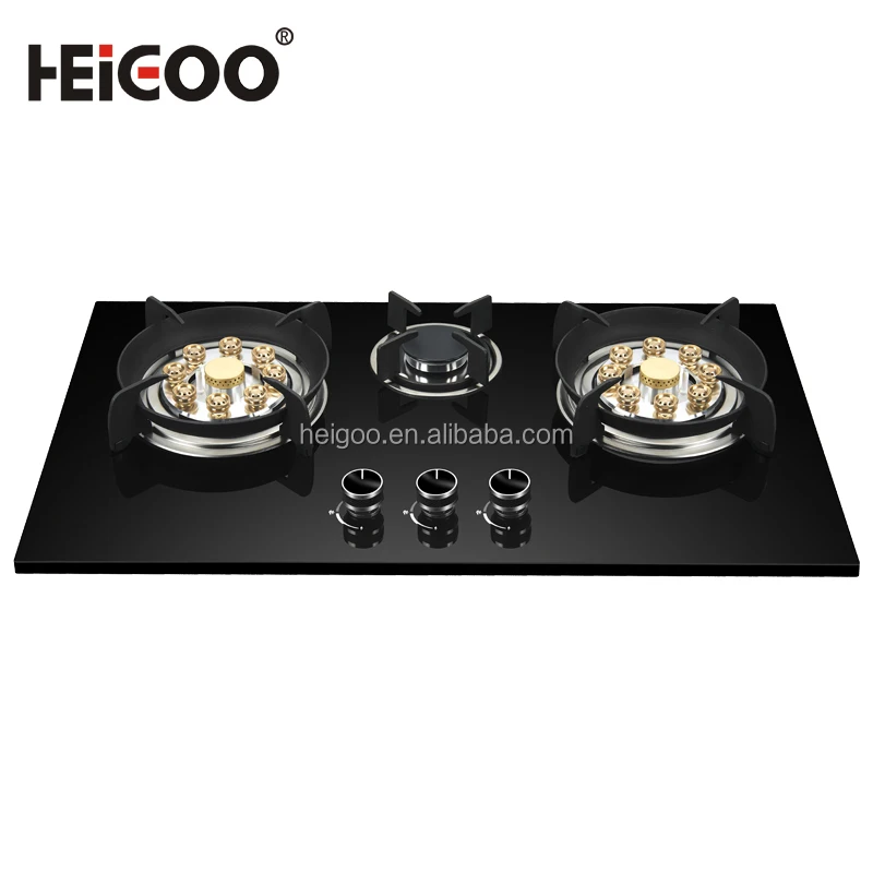 Газовая плита с 9 головками и 3 горелками