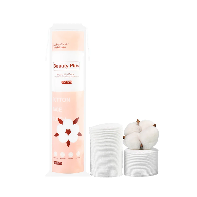 100/150 pcs  Pack Round Cotton Pads Disposable Cosmetic Cotton Pad For Face Skin Care Nail Makeup Remover Cotton Pads