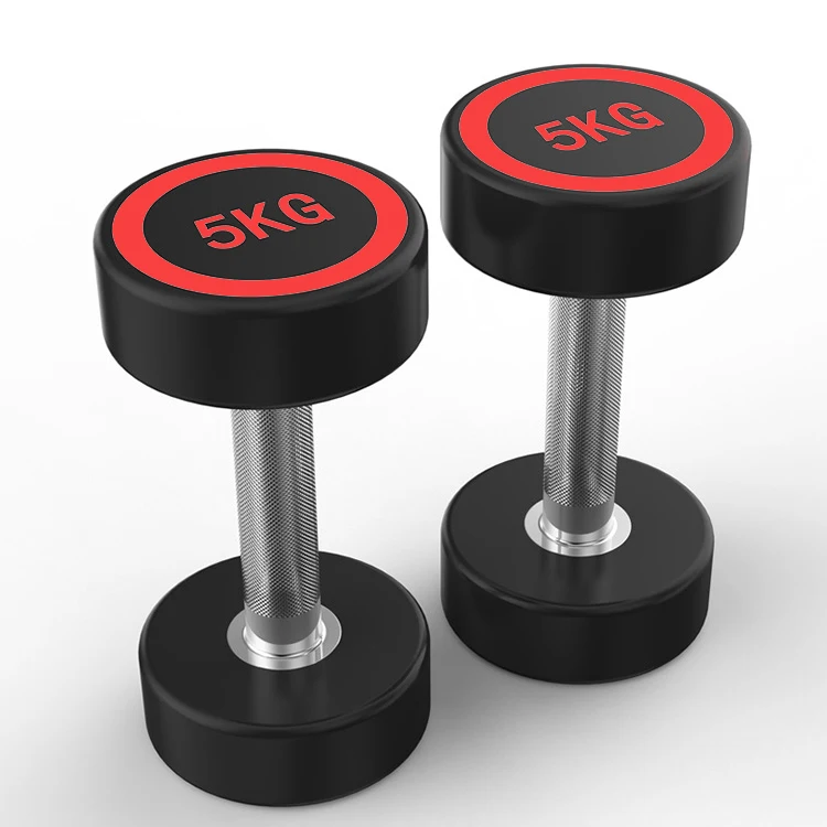 Dumbbell Manufacturer Wholesale 2.5-30Kg Iron Pu Dumbbell For Gym