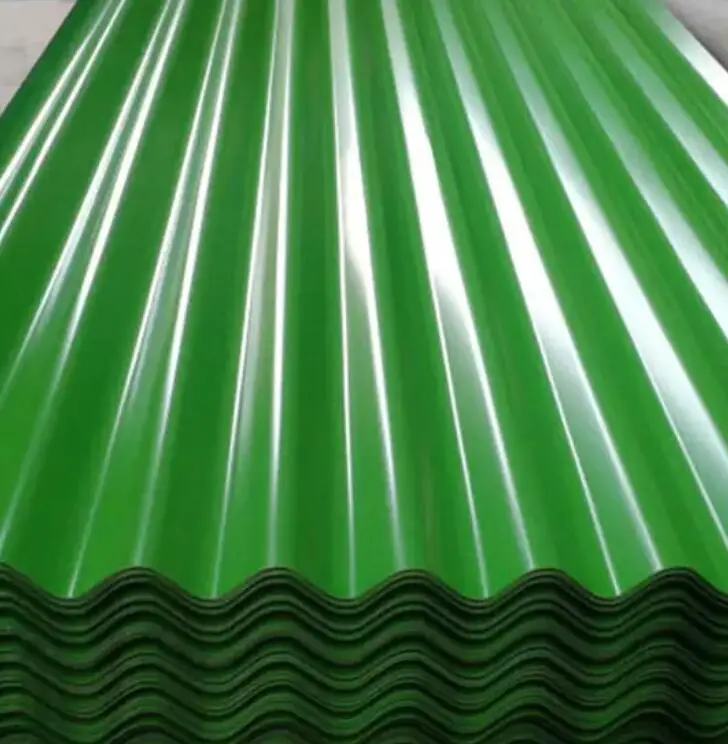 roofing iron High Quality Color Galvanized Zinc Coated Corrugated Metal Steel Roof Sheet Roofing Tile