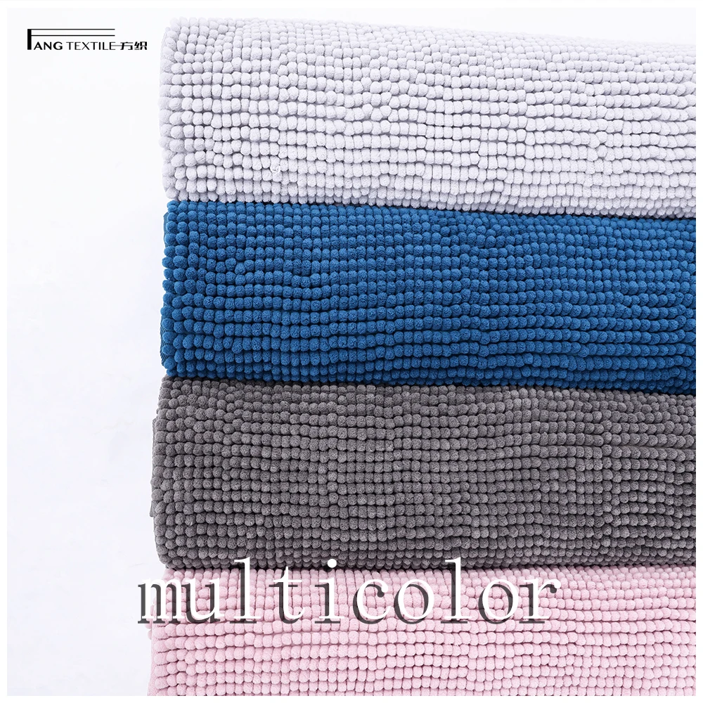chinese manufacturer Microfiber chenille non-slip bath rug area rugs living room carpet for bathroom