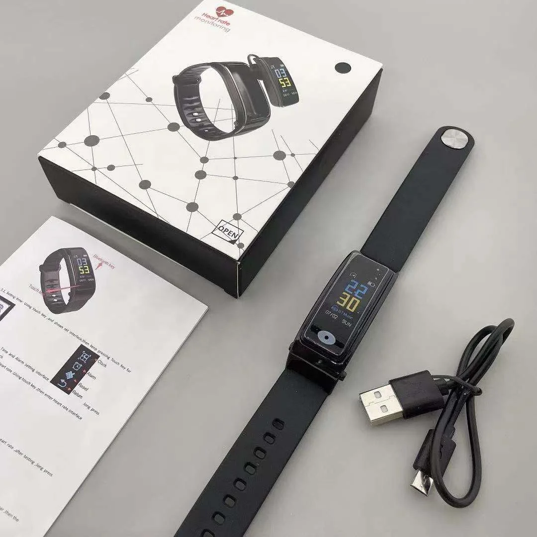 New Products 2 in 1 Fitness Wristband BT Earphone Smart Bracelet with Heart Rate Monitor For Android and IOS Smart Watch Band