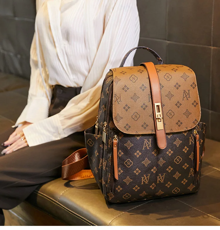 Mochilas Mujer Mcm Brand Luxury Backpack Bag For Women