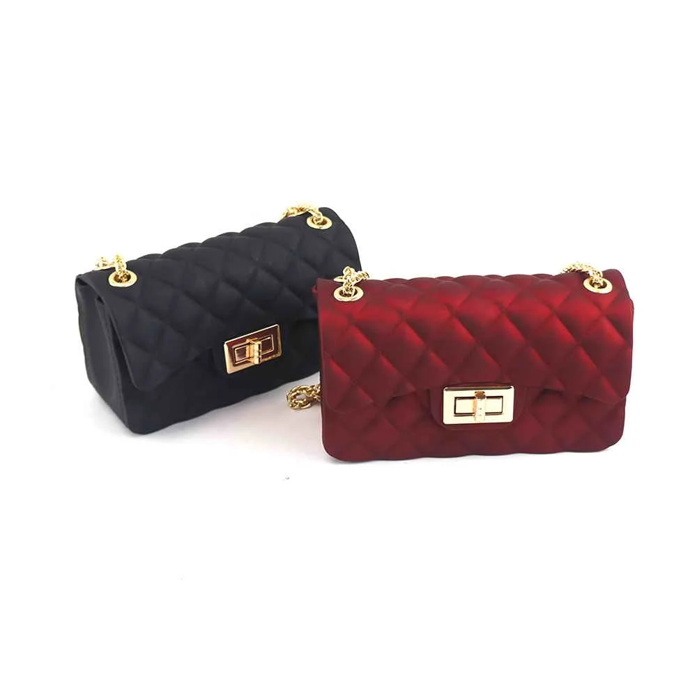 
fashion mini purses arrived lovely rubber shoulder bag candy colorful jelly bag for woman 
