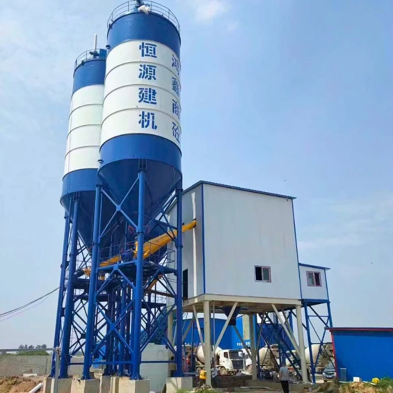 automatic stationary concrete batching plant 120m3/h ready mixed concrete plant for sale