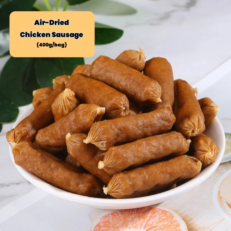 Factory Wholesale Dog Snacks 110g/bag 400g/bag Natural Chicken Dry Duck Slices Beef Strips OEM/ODM Pet Treats Food