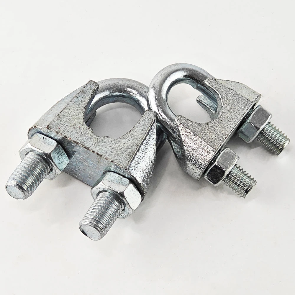 DIN 741 Malleable Electro-Galvanized wire rope clips for wire rope fitting