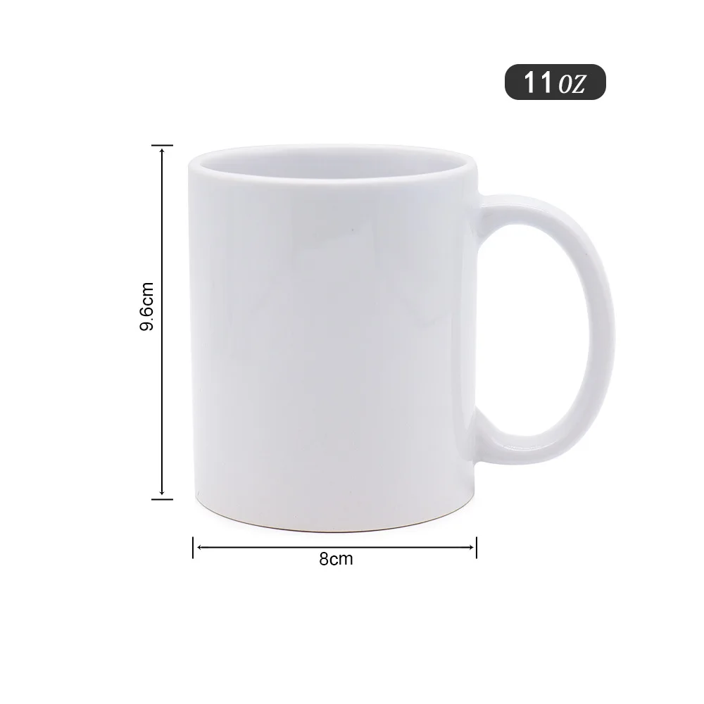 Wholesale AAA ceramic mug 11oz white sublimation mug custom cup for sublimation