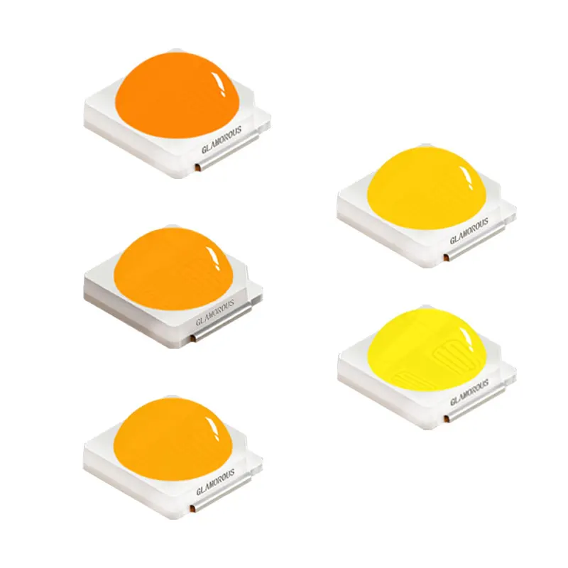 CRI 80 90 95 OEM 3030 LED High Quality 1W 3/6/9/V 2000-15000K  With Round Lens white 3030 SMD LED Chips for LED Lights
