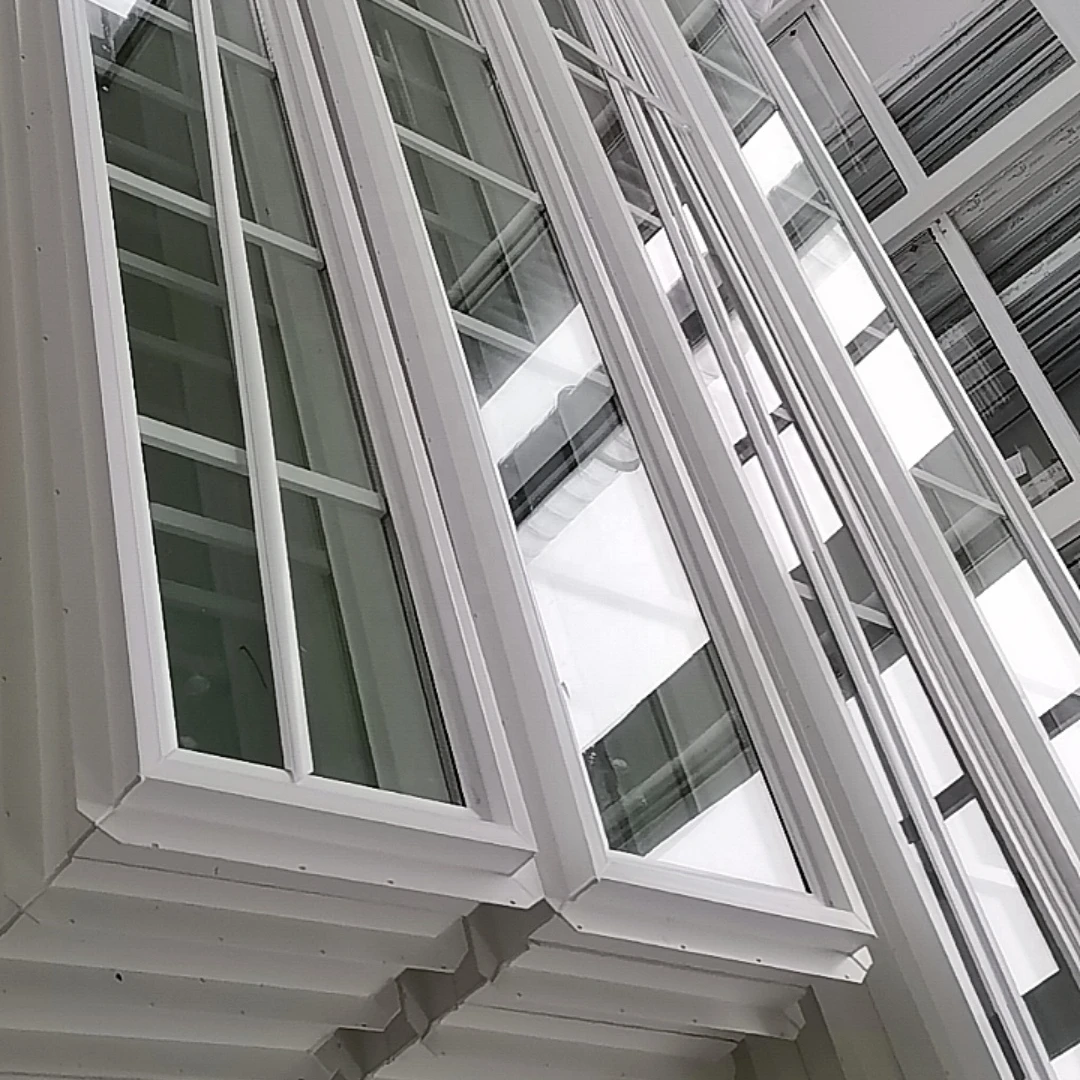 American style PVC double hung window vertical sliding UPVC window china factory price high quality soundproof