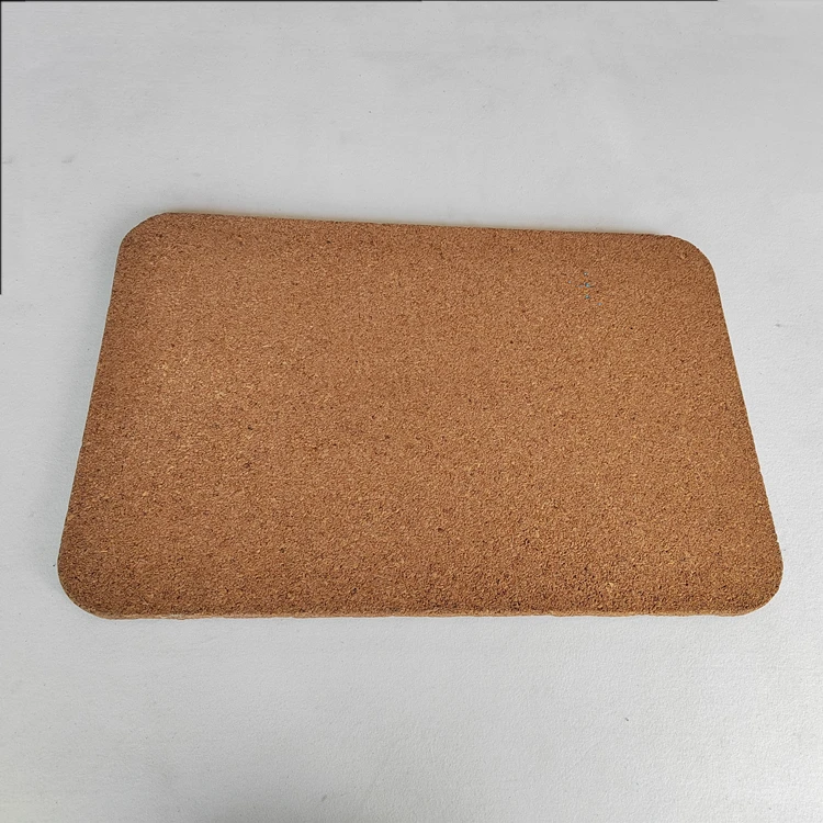 100% biodegradable cork placemat set cork trivet heat proof mat heat insulated pad
