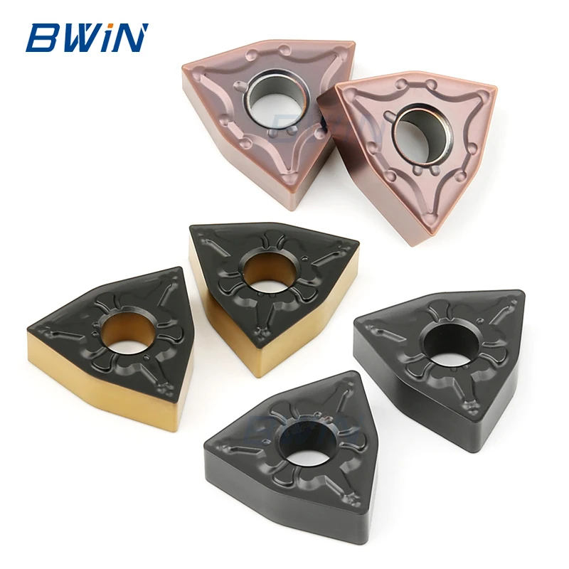 BWIN metal CNC lathe cutting tools WNMG080404 CNC carbide inserts WNMG080408 WNMG 080408 turning inserts