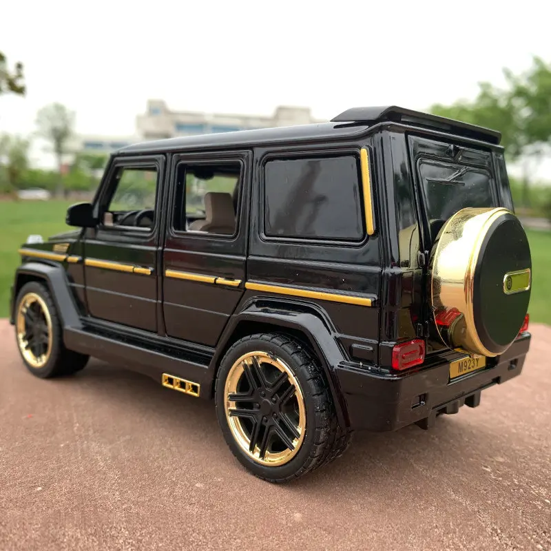 Литая Игрушечная модель автомобиля в масштабе 1:24, Металлический Игрушечный Автомобиль, колеса G65, высокая имитация звука и света, автомобиль, коллекционная игрушка для детей, подарок