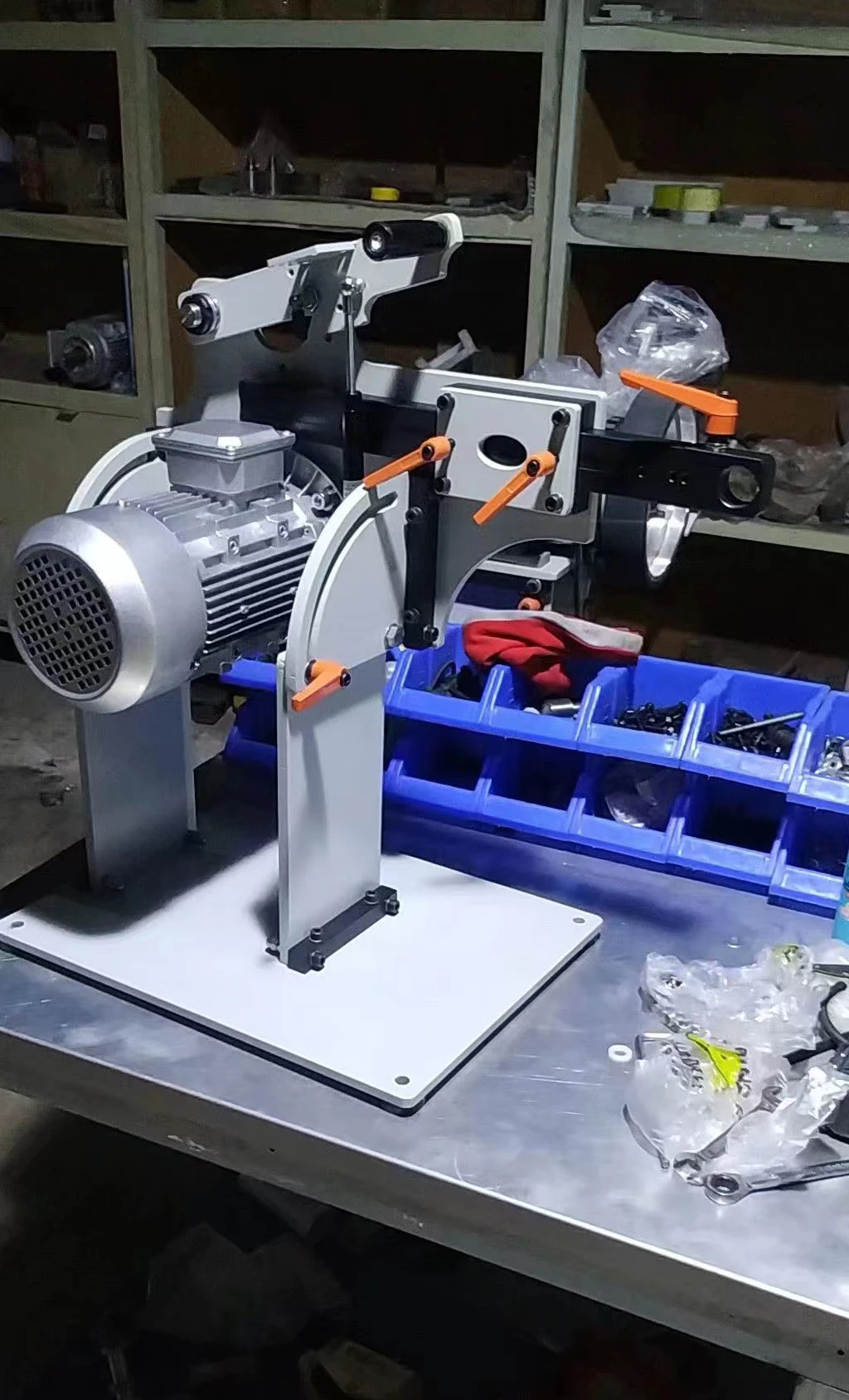 Customized Industrial 2 inch knife belt sander 2x72 machine for metal