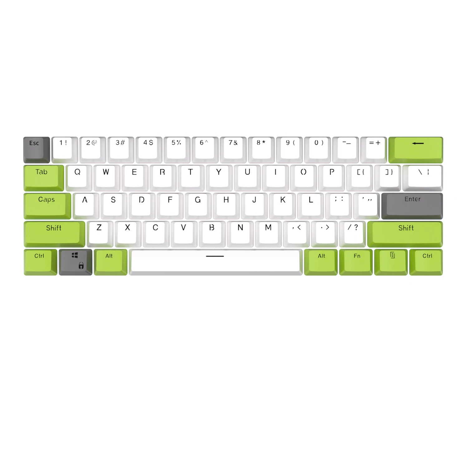 Клавиши Royal Kludge RK RK61 под давлением для игры в пастельные Dual shot 60% с заказными клавишами pbt и подсветкой