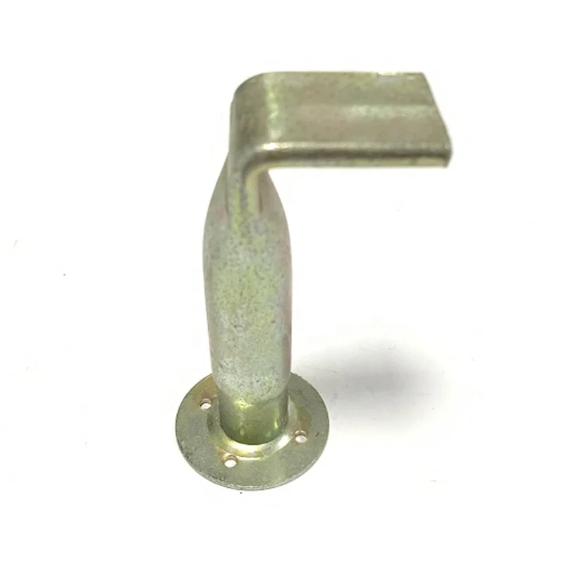 
fixing insert socket with crimped end and nailing plate for building accessories 