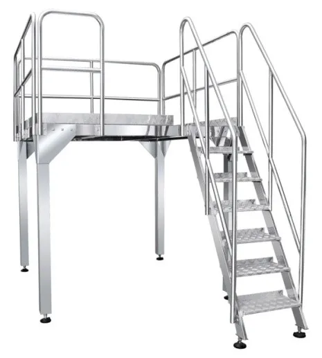 Customized 304 stainless steel working platform for packing machine