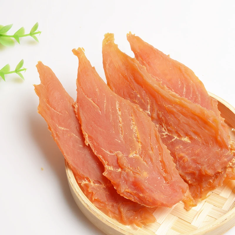 Поо питательные вкусные куриные грудки джерки собака лакомства закуски сухой
