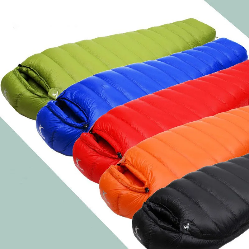 Ultralight Warm & Cozy Outdoor Sleeping Bag Hollow Fiber Fill Compression Packed for mummy Cold Weather