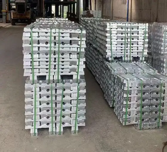 99.995% Purity Zinc Metal Alloy Ingot used in Painting/ Printing/Dyeing/Pharmaceutical/Rubber ind