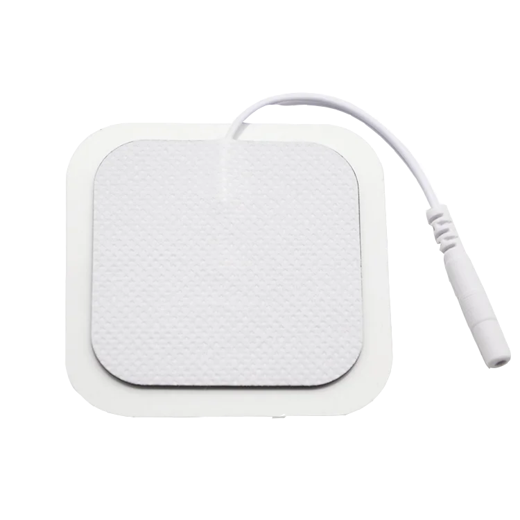 PIN Re-use electrode non woven customized electrode Pigtail Tens Massagers Machine Electronic self adhesive ECG electrode pads