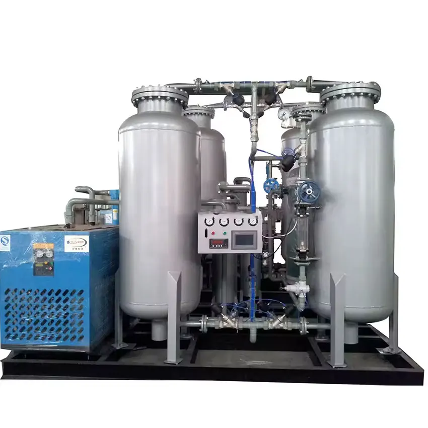 High Efficiency PSA Oxygen Generator Air Compressor CE Approved Cylinder Filling PLC Engine Core Components Used Nitrogen Oxygen