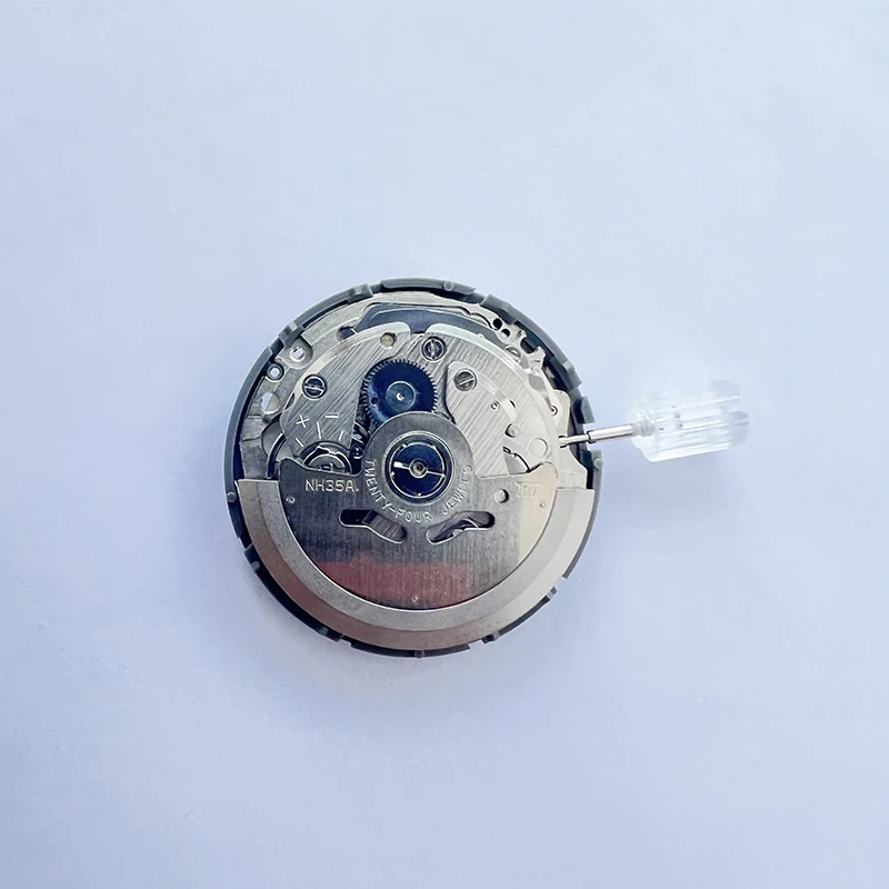 Japan Original Aka NH35A Mechanical 24 Jewels with White Date wheel High Accuracy Automatic Self-winding  NH35 Movement