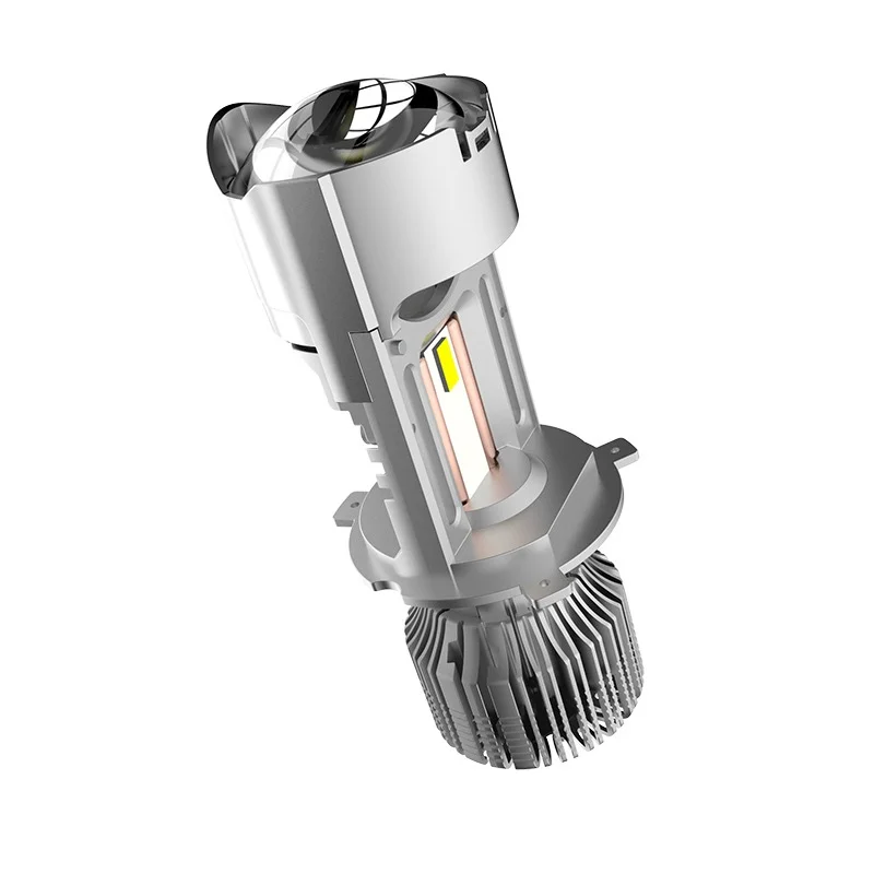 High Power 50W H4 Led Light 6000K Led H4 Mini Bi Projector Lens Headlight Bulb