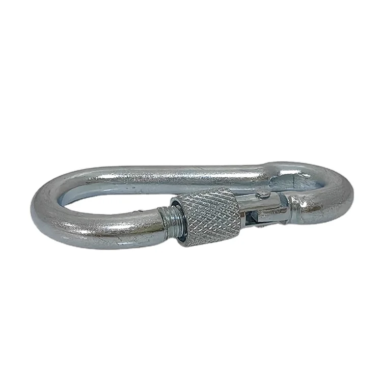 DIN5299C Spring Hook Fastener High Quality Metal stainless Carabiner Steel Snap Hook Zinc Spring Clips Plated Snap Hook
