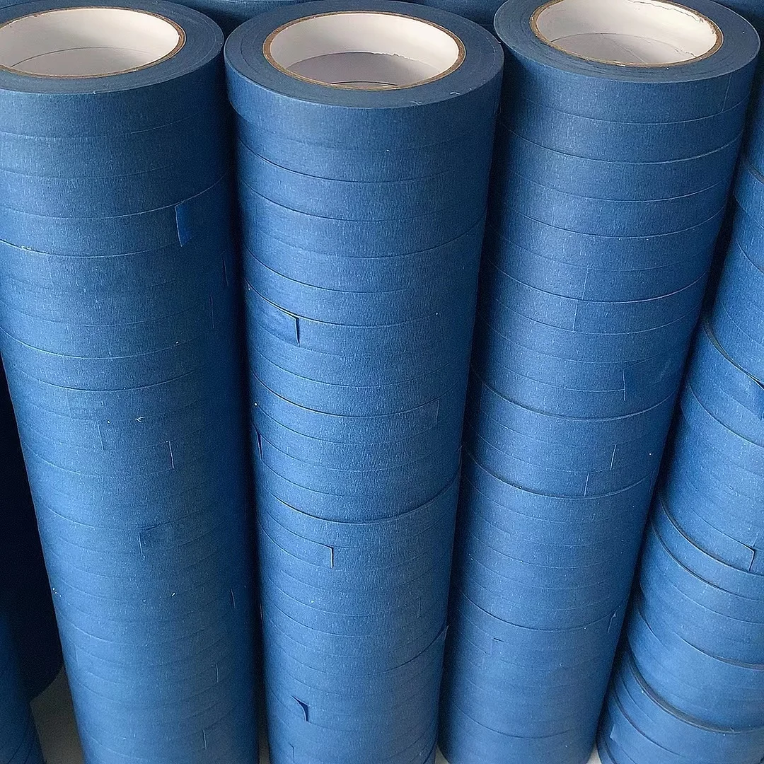 White Painters masking tape for painting 24mm 36mm 48mm 50m jumbo roll automotive yellow color paint paper masking tape for car