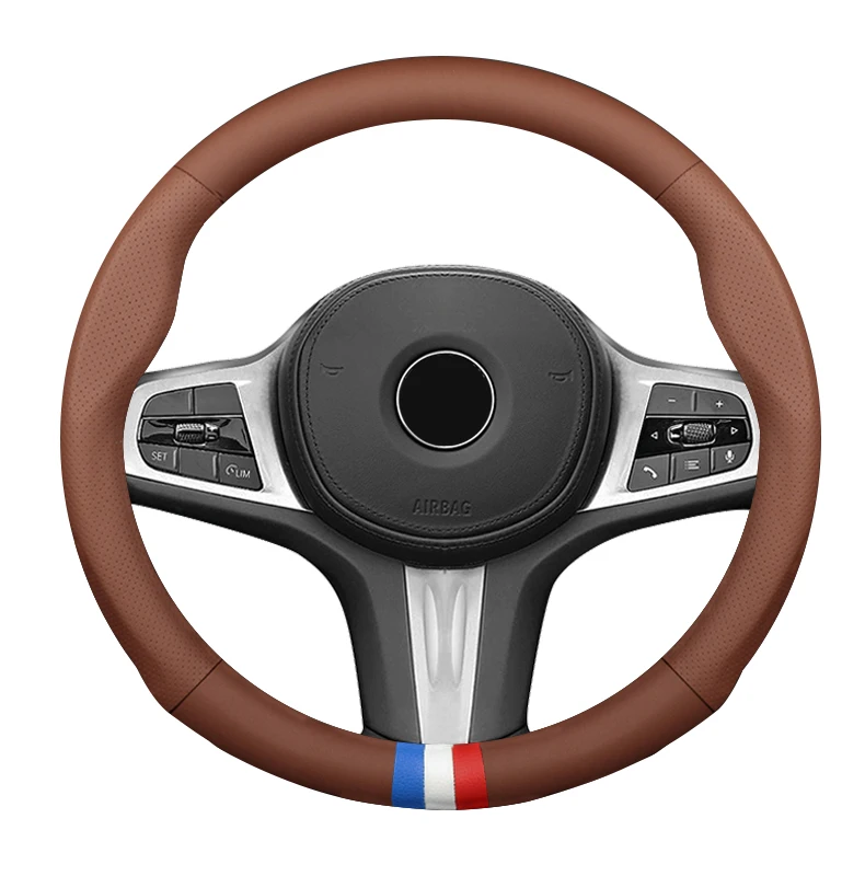 Custom designed suede Universal steering wheel cover for MINI BMW Mercedes Audi Volvo Toyota cars