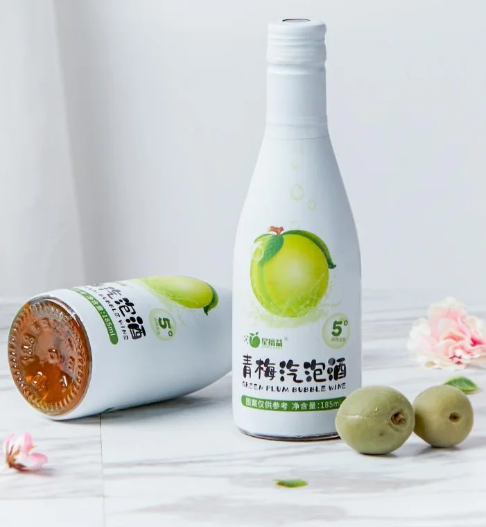 
Happyfull Premium Japanese Style Low Degree ABV 5% Alcohol Umeshu Liqueur Plum Sparkling Wine 