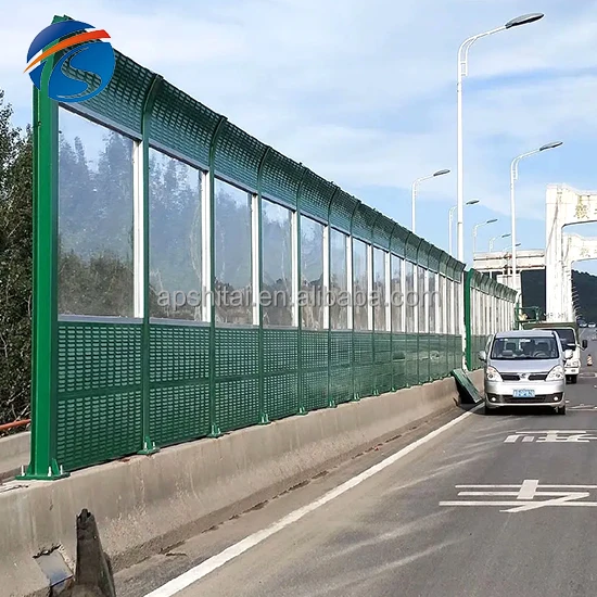 High quality heavy duty noise reduction barrier fence  acrylic sound barrier wall noise barrier panel for highways and railways