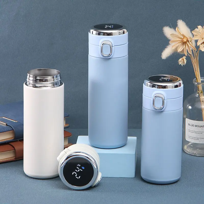 Stainless Steel Custom logo Insulated thermos Intelligent smart electric cup water bottle vacuum flask termos digital tumbler