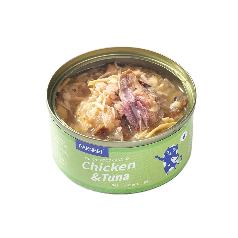 Low Price Sale Oem Shredded pet food  canned wet food cat snacks Canned cat snacks