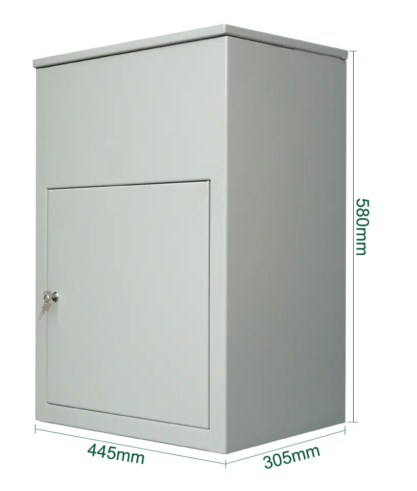 Hot sales Supplier Outdoor Big Wall Mounted Garden Iron Mail Post Drop Box Key Lock Wall Mailbox