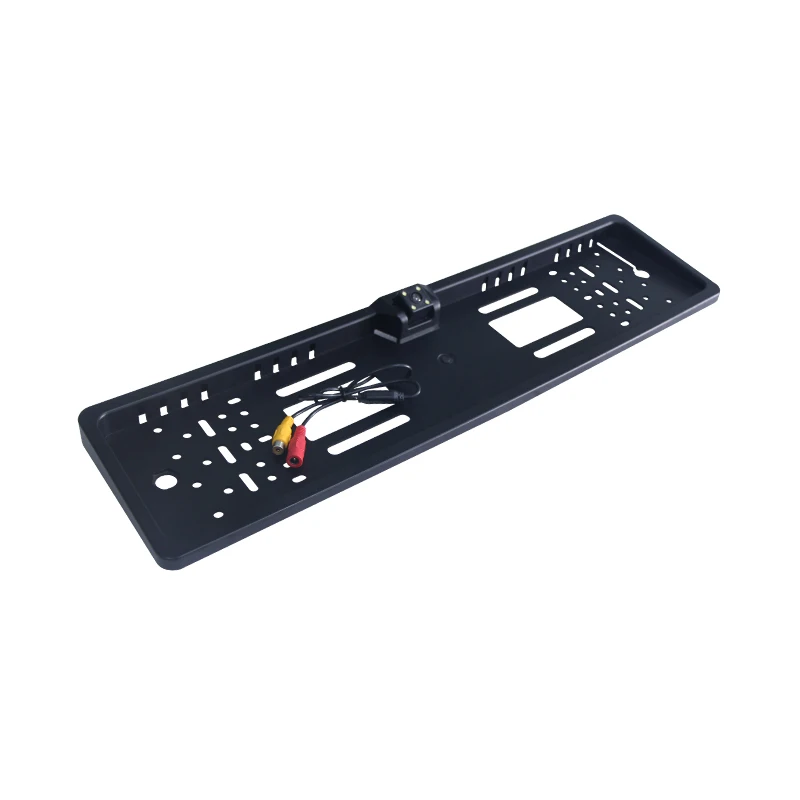 European Car License Plate Frame Backup Camera Rear View Camera Number Plate Holder with Reversing Radar System Parking Sensor
