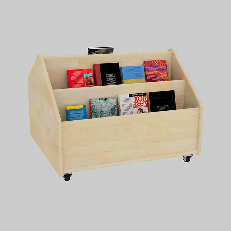 Moetry Awesome Reading Bench with Storage Kids Library Furniture for Preschool Reading Nook
