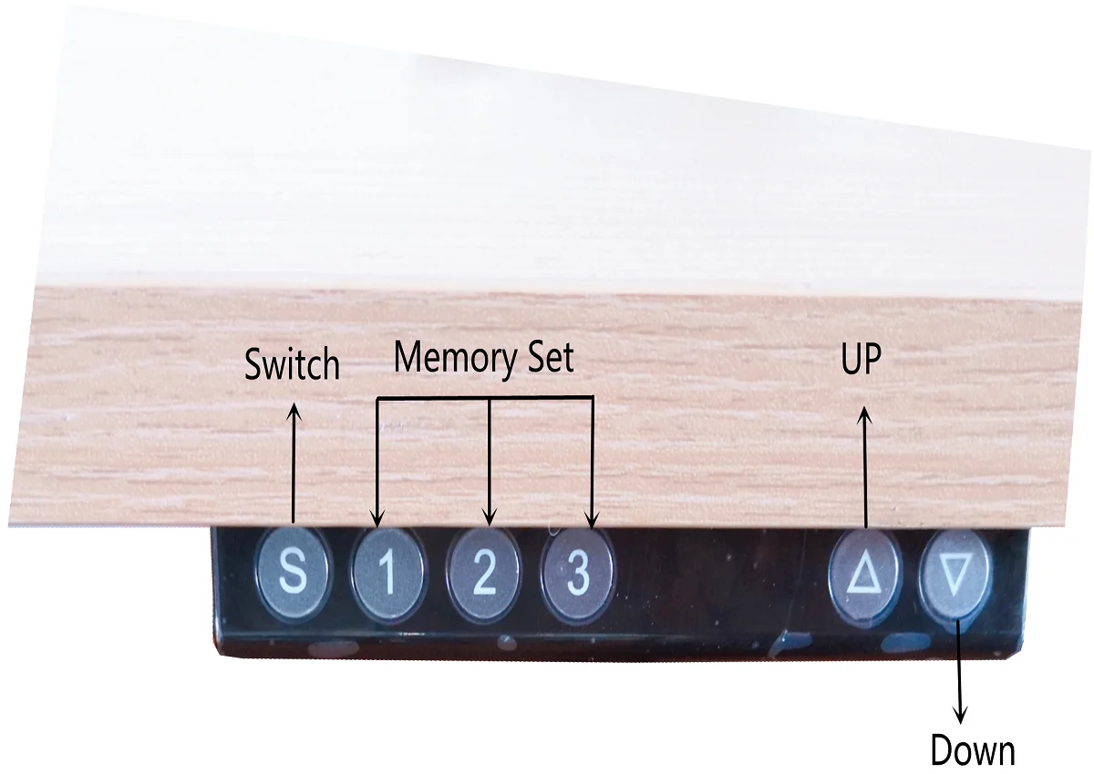 Ergonomic height-adjustable computer desk for home or company office