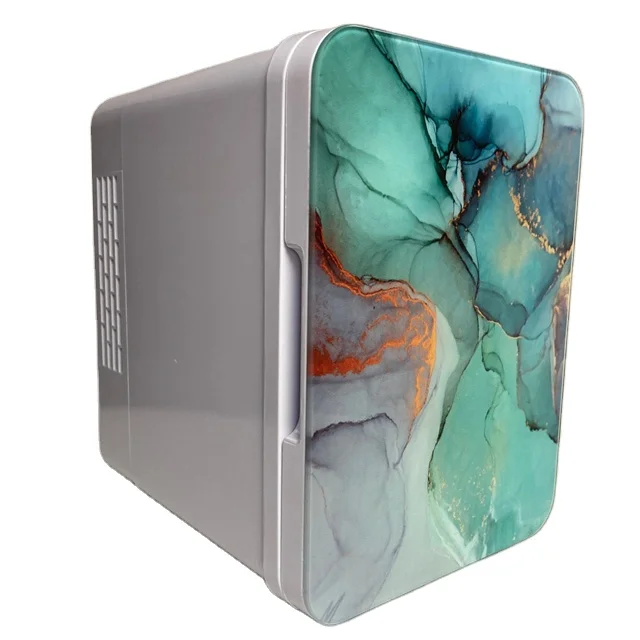 Wholesale 4L Glass Door Beauty Refrigerator Cosmetic Small  Car Fridges Mini Fridge