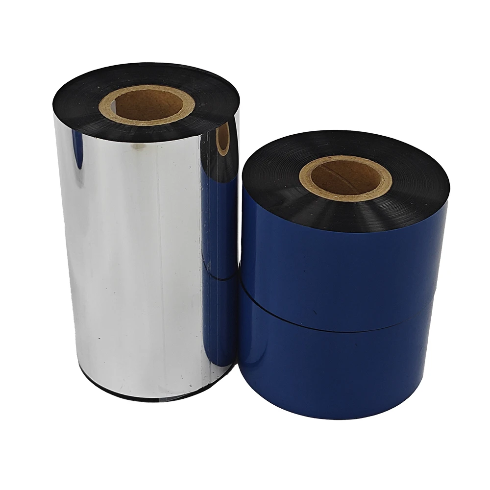 Premium wax resin black barcode thermal transfer ribbon TTR Suitable for PVC labels