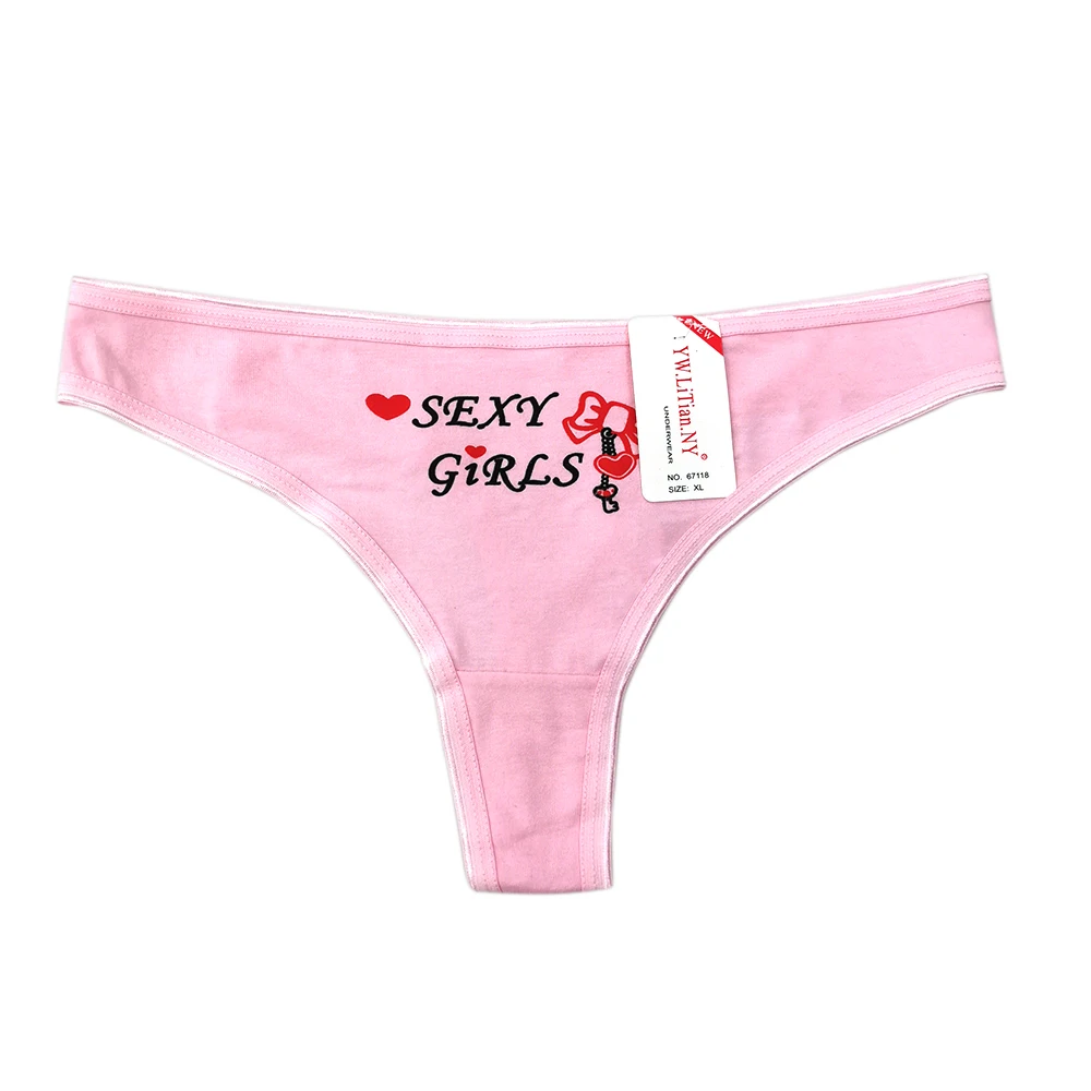 Fast delivery stock selling fashion cotton print mature women panties sexy g string,panties sexy g-string
