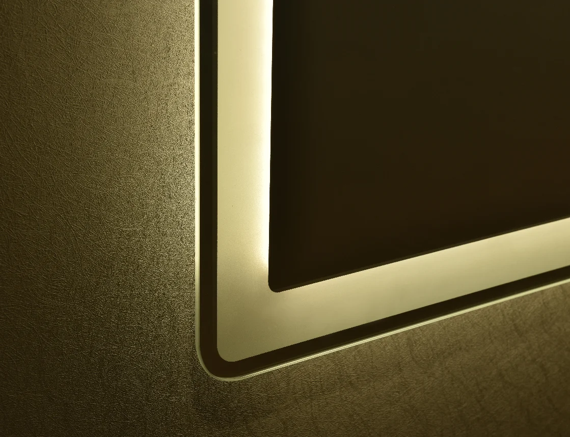 Hot Sale Smart Touch Sensor Anti-fog Wall  Mounted Bathroom LED Mirror Led Light Mirror Smart Mirror Rectang